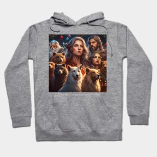 Animal Christmas Hoodie